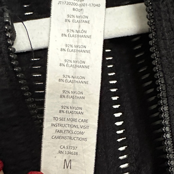 Fabletics Black Textured Jacket - Picture 3 of 6